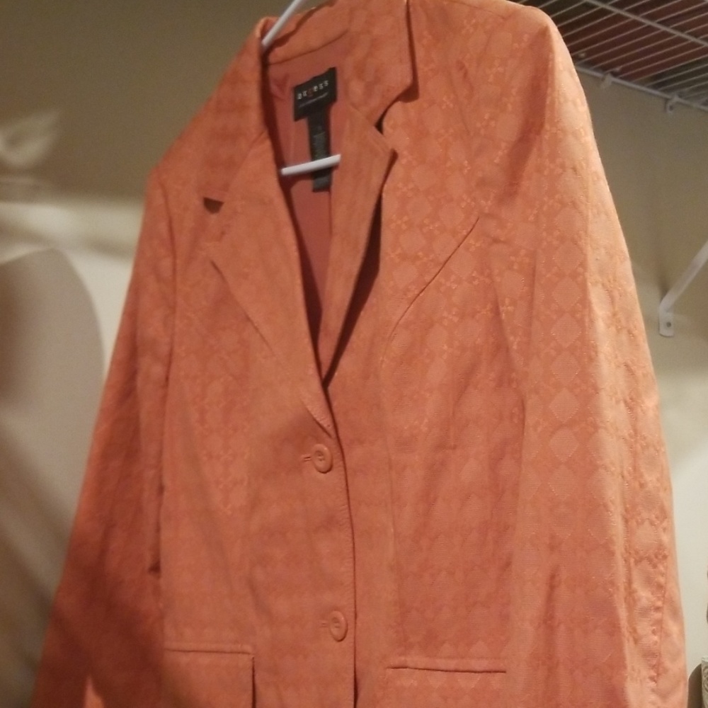 Orangish blazer